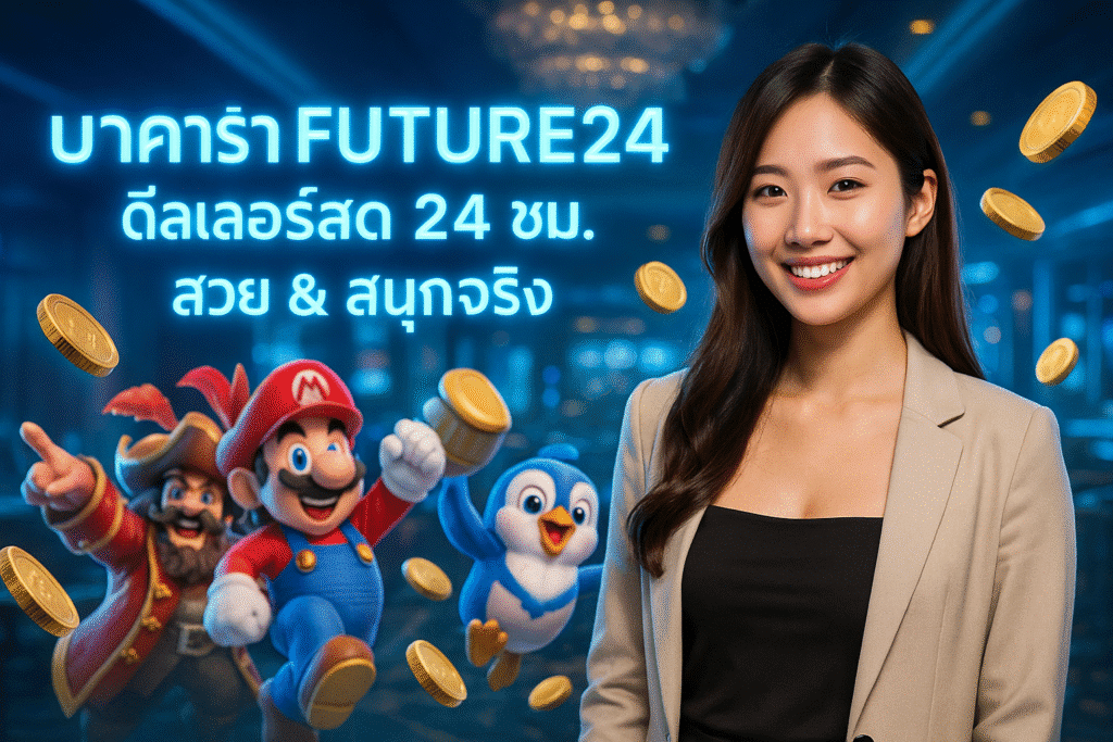 บาคาร่า FUTURE24 ดีลเลอร์สด 24 ชม. สวย & สนุกจริง
