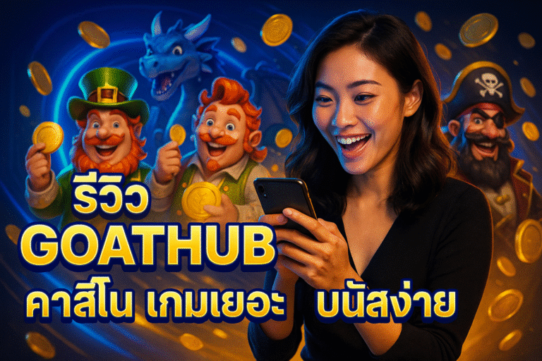 รีวิว GOATHUB คาสิโน เกมเยอะ โบนัสง่าย