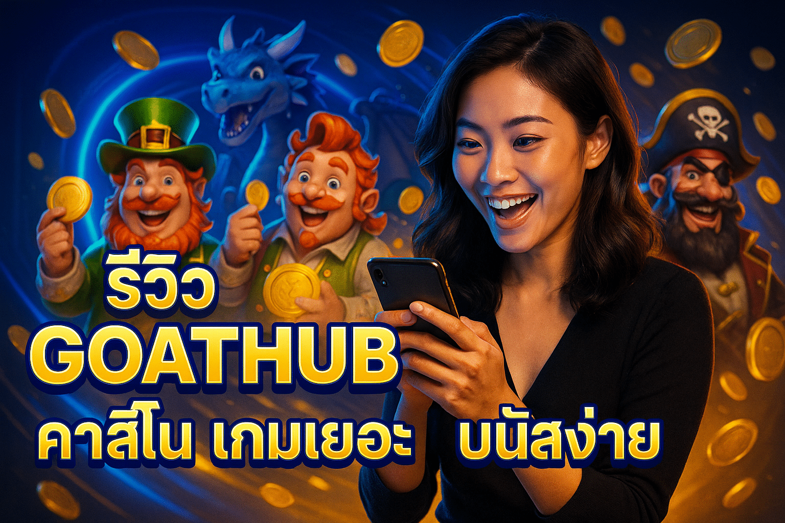รีวิว GOATHUB คาสิโน เกมเยอะ โบนัสง่าย